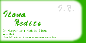 ilona nedits business card